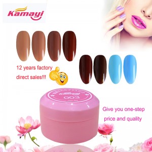 Kamayi на едро OEM лого на собствената марка, 48 цветна боя лак за нокти полу-постоянен uv гел салон за нокти