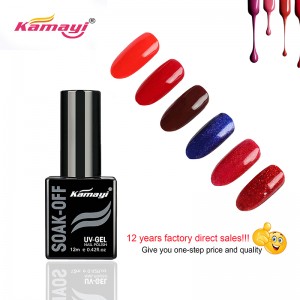 Kamayi 72 Цветен висококачествен гел за нокти с дълготраен блясък Soak Off Gel Polish GP071